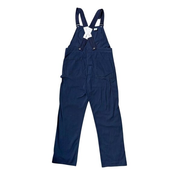 70s vintage utility overalls navy blue Anchor Textiles workwear carpenter. - Picture 2 of 7